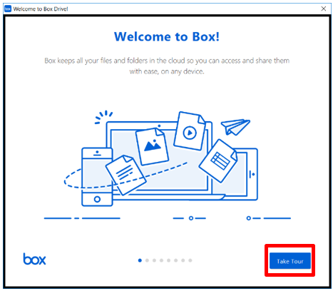 box drive for windows control panel