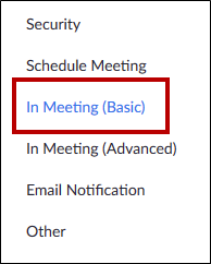 in meeting basic
