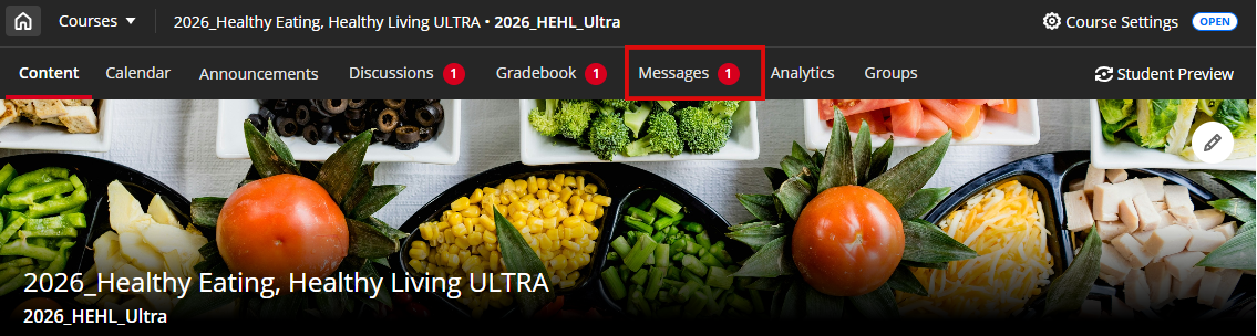 Blackboard home page messages.png
