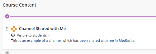 Image shows the same added channel after customization.